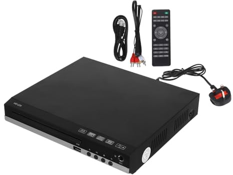 BESPORTBLE Compact Disc Player and Mini Dvd Player for TV and Travel – High-Resolution Vcd with Multiformat Support, High-Definition Viewing, ABS Construction, Black Home Entertainment Device