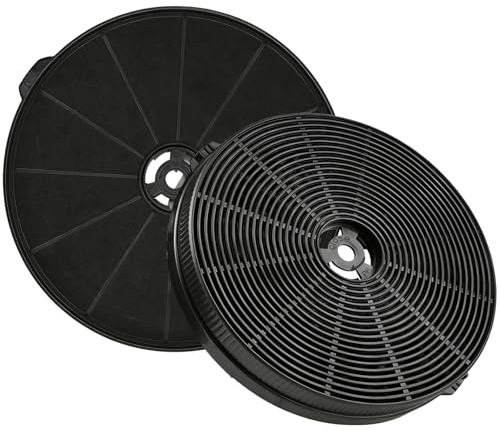 GIONAR 2 PCS Filtre Charbon Hotte, 175x25 mm Filtre a Charbon pour Hotte Aspirante, Compatible avec Multiples Marques et Modèles Par exemple pour Cosmo 5MU30/5MU36