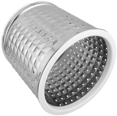 Stainless Steel Spin Dryer Basket Replacement for Mini Washer | Silver Finish, Reinforced Structure, Universal Fit for Small Washing Machine in Tight Areas and Travel Use