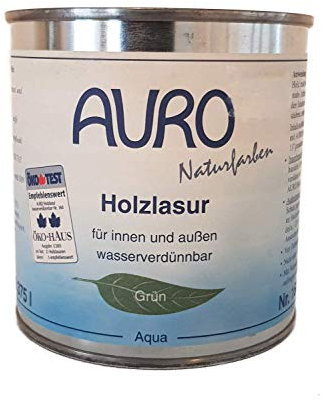 Lasure pour bois Auro Aqua, vert