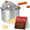 Original Whirley Pop Popcorn Maker - Wabash Valley Farms Gourmet Popcorn Popper, Aluminum Popcorn Pot With Nylon Gears, 3-Minute Stove Top Nostalgia Popcorn Maker (Silver)