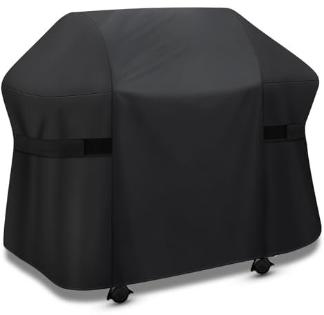 Grillabdeckung 132 cm Grill Abdeckung für Weber Spirit 300 Serie Heavy Duty & Wasserdicht, PU abdeckhaube für Weber Spirit E310, E315, E330 für Enders Chicago 3/Chicago 3R Turbo/Brooklyn Next 3
