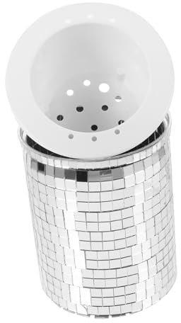 BCOATH Maceta De Disco Espejo para Flores para Jardín y Escritorio Resistente y Fácil De Limpiar