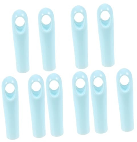 FRCOLOR 10pcs Broom Handle for Pet Hair Carpet Broom Pole Handle Grip Mop Stick Replacement