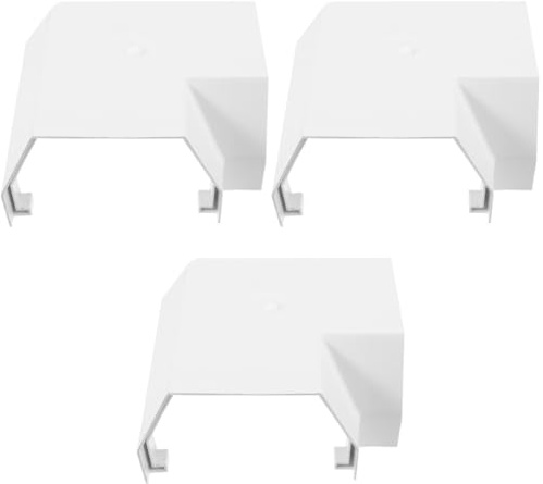 Hemobllo 3 Pièces Évier évents raccord de tuyau à robinet conditionneur unité canal gouttière pvc gouttiere pvc h2o connecteur de gouttière extérieure accessoire de drainage de gouttière