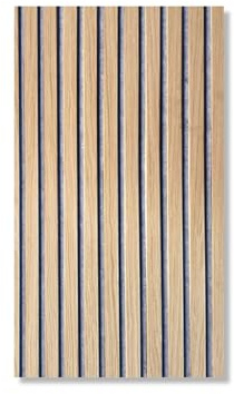 Akustikpaneele AURA Balance Oiled Oak 240x60cm | Wandpaneel Holzoptik grau | Filz Akustikpanel | acoustic wall panel | Schallschutz Wand | 1 Stück | 1,44 m²