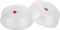 kigima Vajilla para Microondas diferentes Sets, transparente, Haube DM 29cm (2 Stk)
