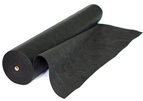 rg-vertrieb Gartenvlies Geovlies Geotextil Unkrautvlies 130g/m² Schwarz (24m² = 1,6m x 15m) Mulchvlies Unkrautschutz Trennvlies Wasserdurchlässig