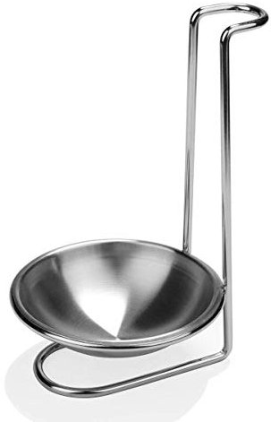 Andifany Stainless Steel Spoon Rest, Long Handle Vertical Soup Ladle Holder