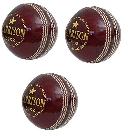 CW Garrison Cricketball Senior Offizielle Bälle 3 Stück Erwachsene 4 Stück Lederbälle
