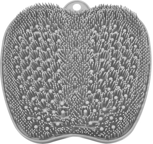 BESKAR Brosse Pieds Douche avec Ventouses Antidérapantes, Foot Spa Brosse pour Nettoyer et Exfolier les Pieds, pas de Flexion, pied Acupuncture Mat pour Détendre Les Pieds