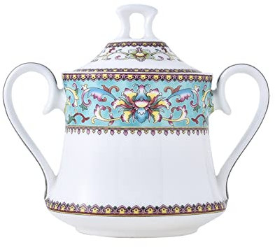 Pot de Sucre Conteneur en céramique de céramique de céramique de céramique de céramique Café Sugar Bol à coucher Conteneur Cosmétique Conteneur Accueil Décoration Organisateur Bol à Sucre