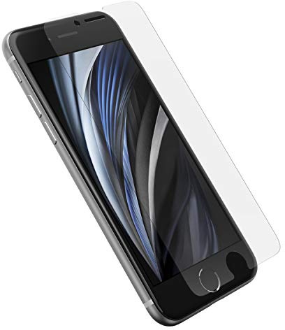 Otterbox Protecteur d'écran Alpha Glass pour iPhone 6s/7/8/SE 2e Gen 2020/3e Gen 2022, Verre trempé, Protection Anti-Rayures x2, Protection antimicrobienne