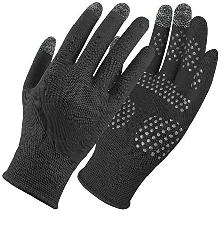 Men Breathable Touchscreen Gloves, Summer Lightweight Driving Gloves, Sun UV Protection Nylon Sunscreen Gloves, Adult Anti-slip Full Finger Mittens Running Gloves, Outdoor Cycling Hiking Gloves