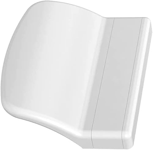 Balkontürgriff/Terrassentürgriff/Ziehgriff - in weiß RAL 9016 Balkontürgriff Ziehgriff Kunststoff Weiss Türgriffschale 70x55x20 1 Stck