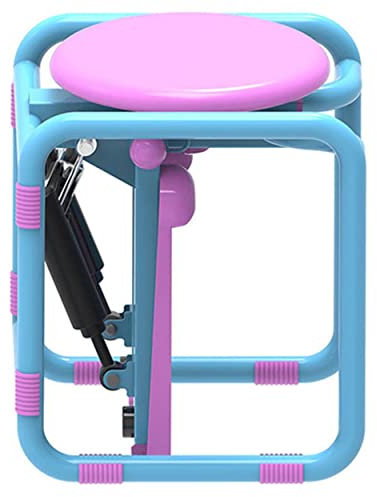 ARWIC Mini-Ellipsentrainer Untertisch-Ellipsentrainer mit Einstellbarer Geschwindigkeit, Ellipsentrainer mit rutschfestem Pedaltrainer und LCD-Monitor red