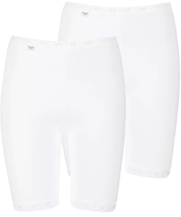 Sloggi Basic+ Long 2P Femme, WHITE, 40