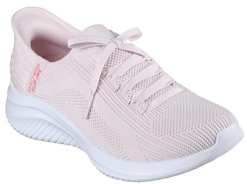 Skechers Ultra Flex 3.0 Brilliant Path, Scarpe da Ginnastica Donna, Light Pink Textile Trim, 38 EU