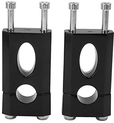 1 Paar Motorrad Lenker Rise, 22mm Lenkererhöhungen, Aluminium Schwarz Lenkerhalterung Klemmerhöhung Motorrad Zubehör