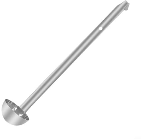 DAZZLEEX Louche à long manche pour cuisine, soupe, sauce, vinaigrette (A)