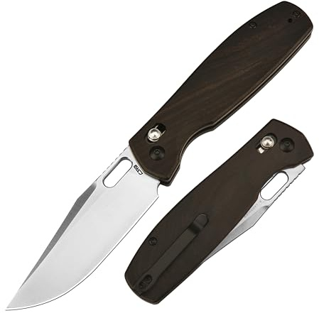 CJRB Prado Ebony Wood Exklusives Taschenmesser J1925A aus AR-RPM9 Pulverstahl mit Keramik Kugellager designed by Ray Laconico