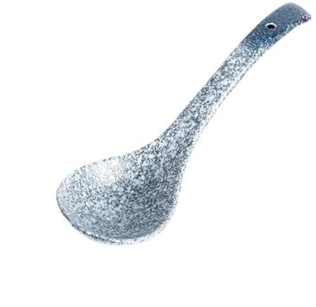 Petite Cuillère Grande louche à soupe cuillère en céramique, cuillère japonaise à Long manche, cuillère à soupe en porcelaine mate, grande cuillère à bouillie, cuillère à riz Cuillère à Café(Color:A)