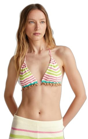 United Colors of Benetton Triangel BH, Flerfärgad, M