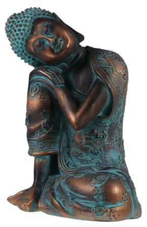 IMIKEYA Buddha-skulptur Feng-Shui-Ornamente Buddha-Figur Für Dekoration Kunstharz Dekoration