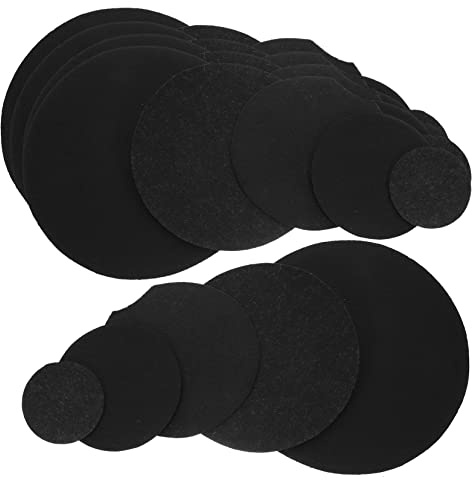 TOYANDONA 100piezas Espaciadores para Macetas Redondos de Tapetes de Drenaje para Macetas de Bonsái Almohadillas de No Tejida para Evitar la Pérdida de Suelo Jardinería