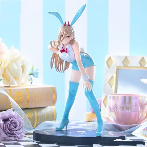 Power Light Blue Colour Version Bicute Bunnies Figure 25cm Chainsaw Man