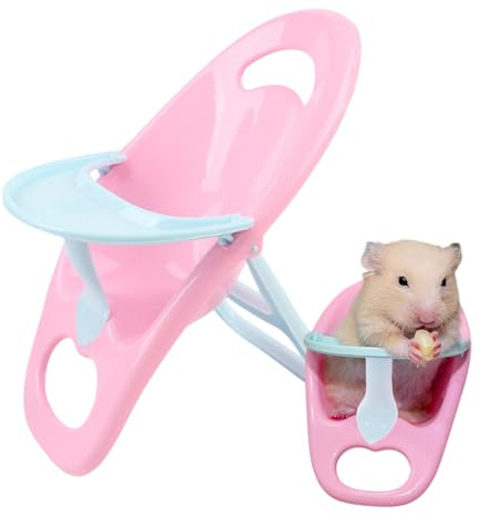 Pico de hámster, con trona de remo, bandeja – Mesa de comida para animales pequeños para ratones de RiccSede delhámster, con trona delhámster, bandeja | mesa de comida para Piio
