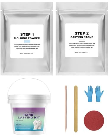 Kit di per mani, romantico casting di coppie, kit per modellare le mani fai da te, per catturare ricordi, compleanno, matrimonio, San , appuntamento, notte, regalo per uomini, donne