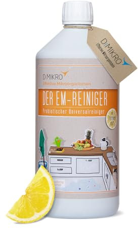 Der EM-Reiniger - probiotischer Allzweckreiniger mit Citrus Duft - 100% biologisch abbaubar, vegan und tierversuchsfrei (1 Liter)
