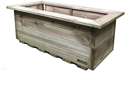 Simply Wood Signature Tanilised Trough Wooden Garden Planter – Extra Large – Sale!!