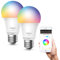 Tapo L530E – Bombilla LED inteligente Wi-Fi, multicolor, regulable, casquillo E27, 8.3W, 806 lúmenes, compatible con Alexa y Google Home, paquete de 2 (paquete de 1)