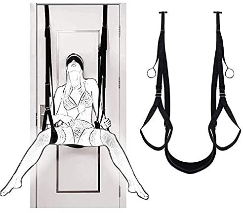 GHSJK Les Jouets sexuels pour Couples Aiment Les balançoires, balançoire de Sexe SM Bondage Sexy d'intérieur pour Adultes, Couverture fétiche pour Adultes, balançoire rotative à 360 °, Chaise de Sexe
