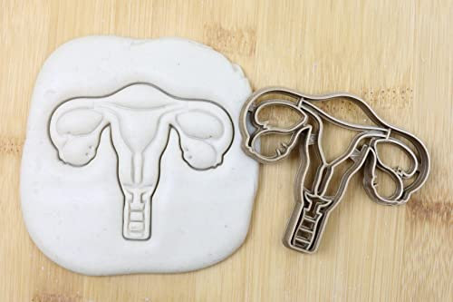 my3dbase GmbH Gebärmutter cookie cutter Fondant Keksstempel/ Ausstechform keksausstecher PLA ca.8cm