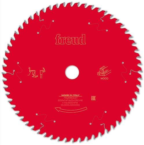 Freud Wood Table Saw Blade 255mm x 25.4mm 60T Corded