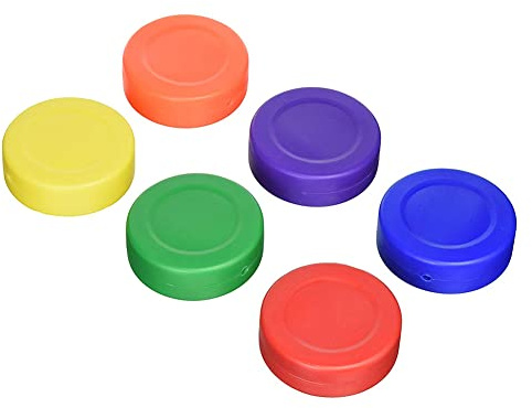 ulapithi Hockey sur Glace Disques Puck Sport d'hiver Lot 6 Professionnel Roller Hockey Jeux Palet (Couleur Aléatoire)
