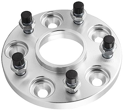 FUNFOB car wheel gasket 1PCS 5holes For Suzuki For Jimny For Vitara 5x139.7 Hubcentric 108mm Car Aluminum Wheel Spacer Adapter Bolt: M12x1.25 Wheel Spacers (Color : Silver, Size : 30mm)