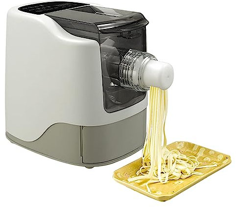 Machine à pâtes électrique entièrement automatique M / 13 set couteau type Blanc Électrique Pasta Maker, 260W, Entièrement Automatique 13 Jeux de Couteaux Forme Blanche Jusqu'à 480 g de Farine