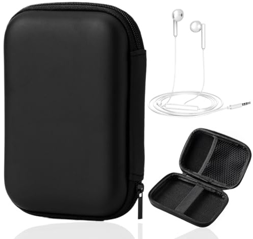 WKRTDY 1pcs Cover rigida protettiva per hard disk esterno da 2,5 pollici: ideale per SDD e HDD, Borsa antiurto per una memoria esterna portatile sicura e resistente