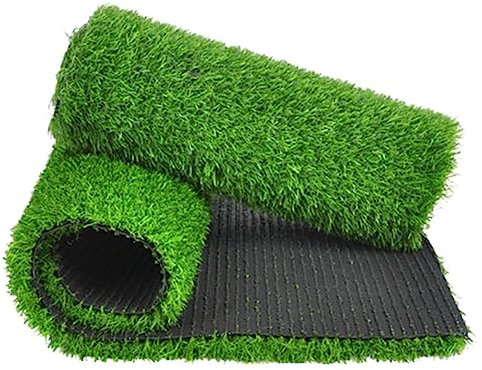 Alfombra de césped artificial de 4 m x 8 m, 20 mm de altura, alfombra de césped sintético para patio, balcón, exterior e interior (tamaño: 4 x 7 m)