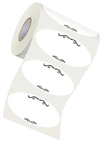 FOYTOKI Canned Label Stickers for Jar Sealing Canning Label Stickers for Food Containers Lids for Spice Jar and Storage Box Organization