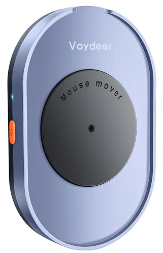 VAYDEER Undetektierbarer Maus Jiggler mit Netzadapter und ON/Off-Schalter Mouse Mover Simulator, Treiberfreie Mausbewegung, Simulation für Computer-Erwachen