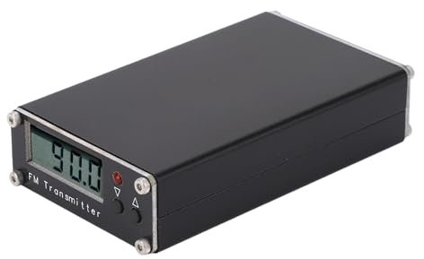 Transmisor FM, 2000 M de Largo Alcance, Estación de Radio Estéreo Portátil, 320 Transmisiones de Frecuencia, Potencia de Salida de 0,5 W, SNR de 63 DB, para Autocine, Eventos Al