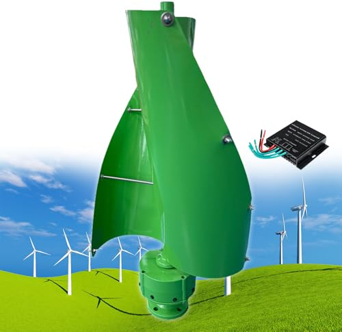 Fablestoryem 12000W Kit Generatore Eolico, Generatore Eolico ad Albero Maglev, Turbina Eolica Verticale Trifase, per Alimentazione Elettrica Domestica, Infrastrutture Stradali,B-48V
