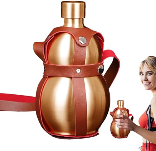 Stainless Steel Water Bottle, Stainless Steel Water Bottle - 1.5L Metal Water Bottle with Carrying Strap, Travel Bottle Water Bottle,