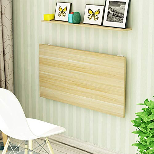 LAMEDOAT Klappbarer Wandtisch ausziehbarer Tisch aus Massivholz Wandtisch Esstisch Klappbarer Computertisch Lerntisch Wandklapptisch Arbeitstisch Größe optional