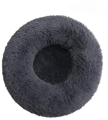 SWZEC Hundebett Wolke 7 - Das Original - Puppery (L-70CM,Dunkelgrau)